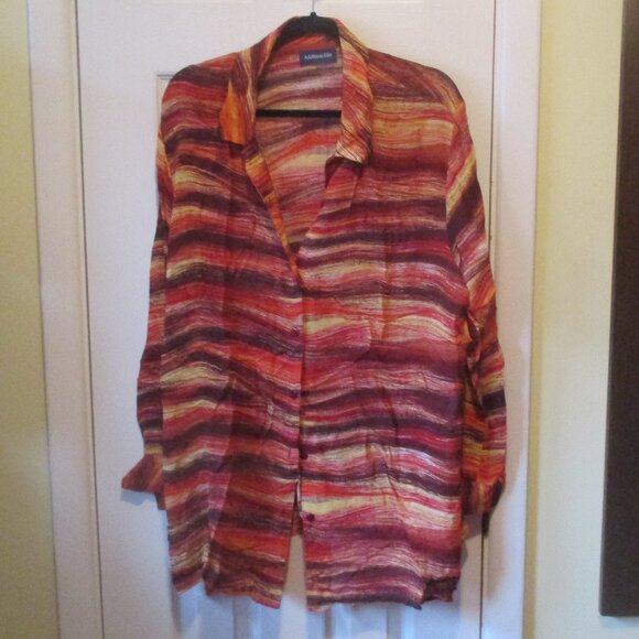 Additionelle Fall Colors Blouse LG - Picture 1 of 7